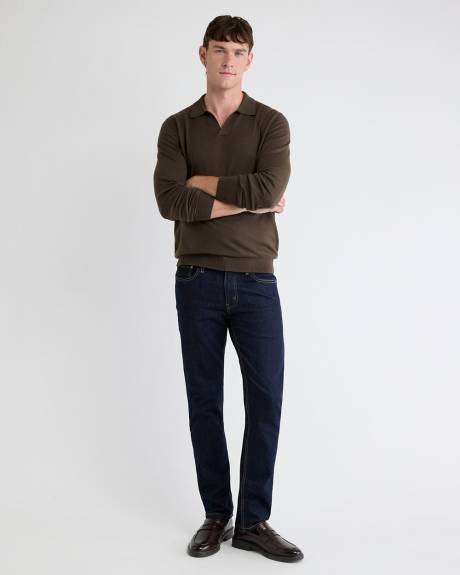 Pull à Manches Longues avec Col Johnny