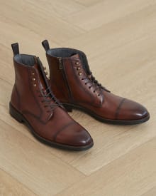 Steve Madden (TM) - Daylon Tan Leather Boots