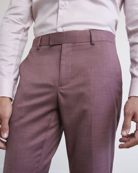 Slim-Fit Raspberry Suit Pant