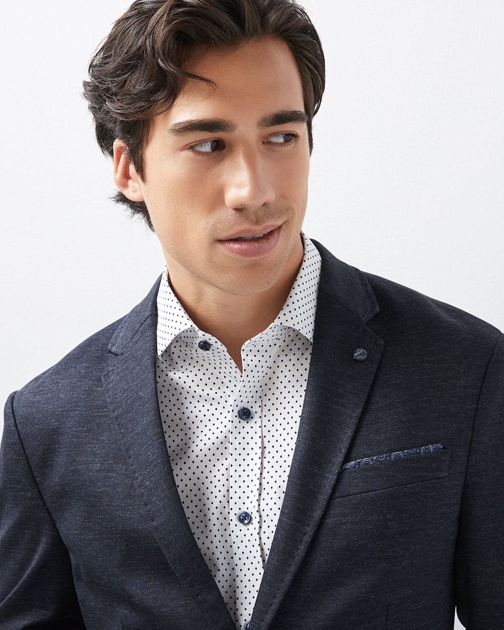 Athletic fit stretch knit blazer RW&CO.