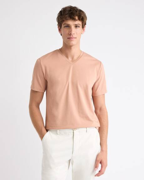 Solid Supima (R) Cotton V-Neck T-Shirt