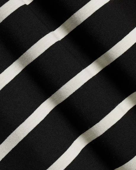 Long-Sleeve Boat-Neck Relaxed Tee