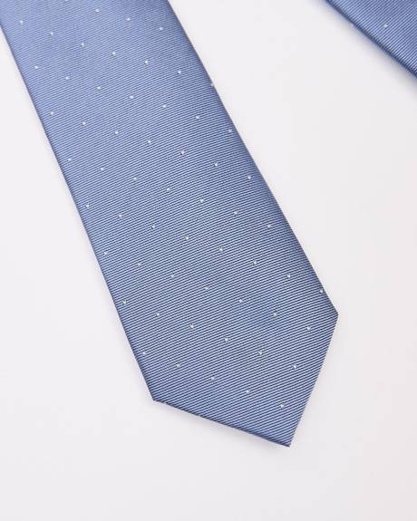 Skinny Tie with Micro Dots