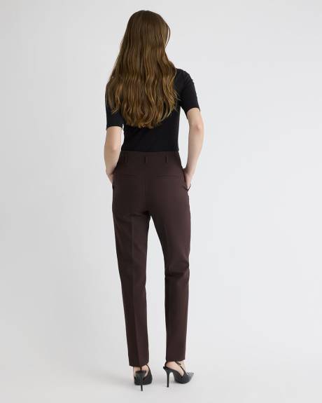 Pantalon Long à Jambe Étroite et Taille Haute