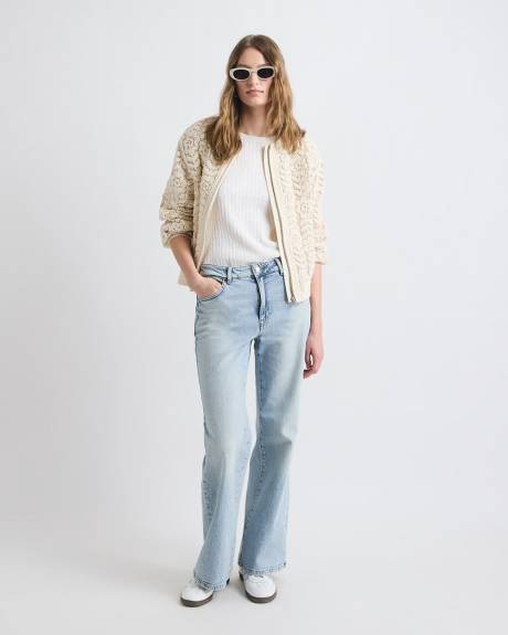 Veste Aviateur Crochet&eacute;e