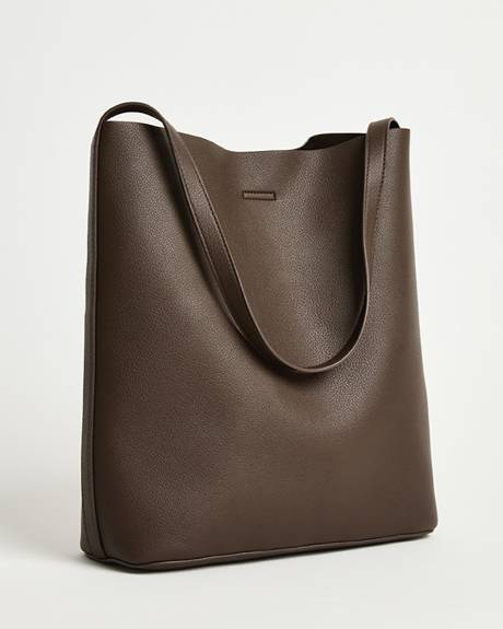 Faux Leather Tote Bag