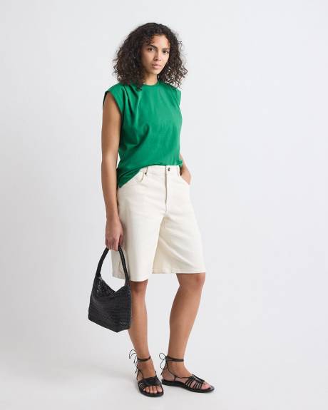 Camisole Classique &agrave; Col Rond