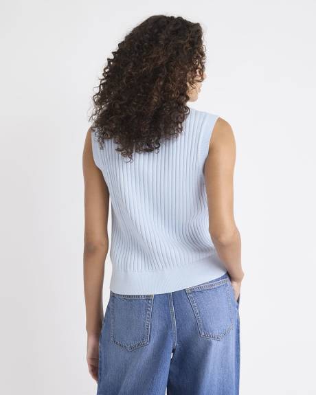 Veste Courte à Col Henley