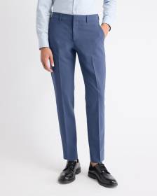 Slim-Fit Blue Wool-Blend Suit Pant