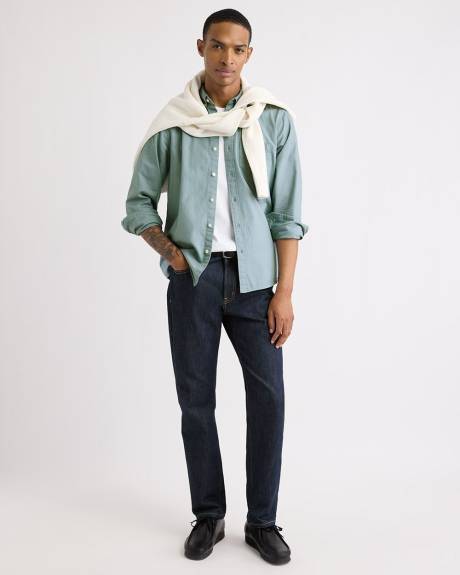 Chemise Textur&eacute;e &agrave; Manches Longues