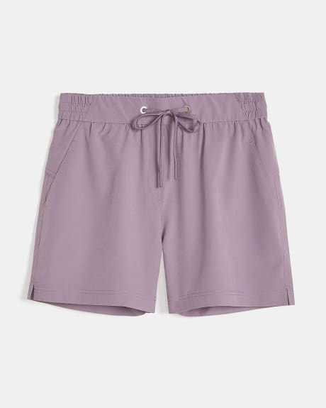 Athleisure Shorts with Drawstring