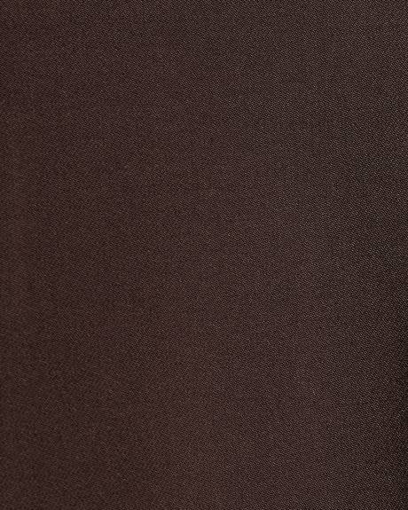 Bermuda Long &agrave; Taille Haute et Jambe Large