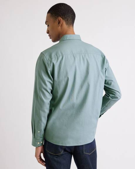 Chemise Textur&eacute;e &agrave; Manches Longues