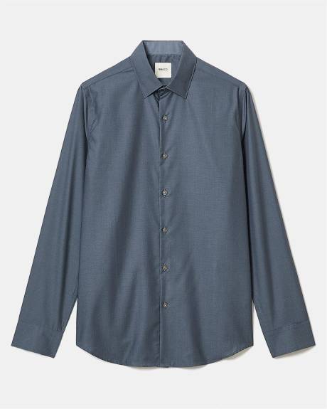 Chemise Habillée Style Denim à Coupe Étroite
