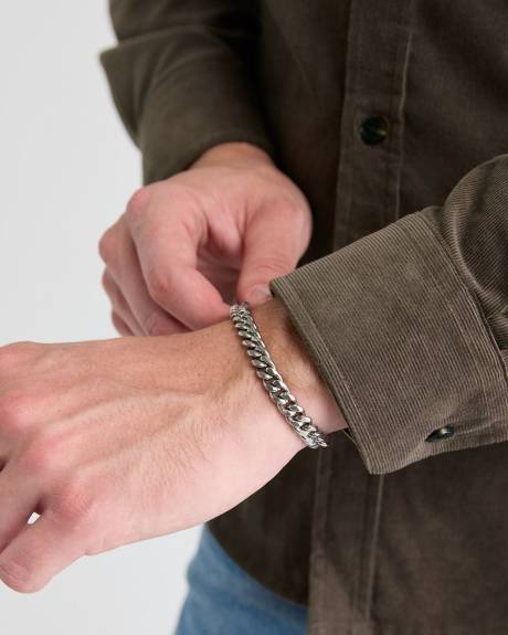 Stainless Steel Flat Bracelet