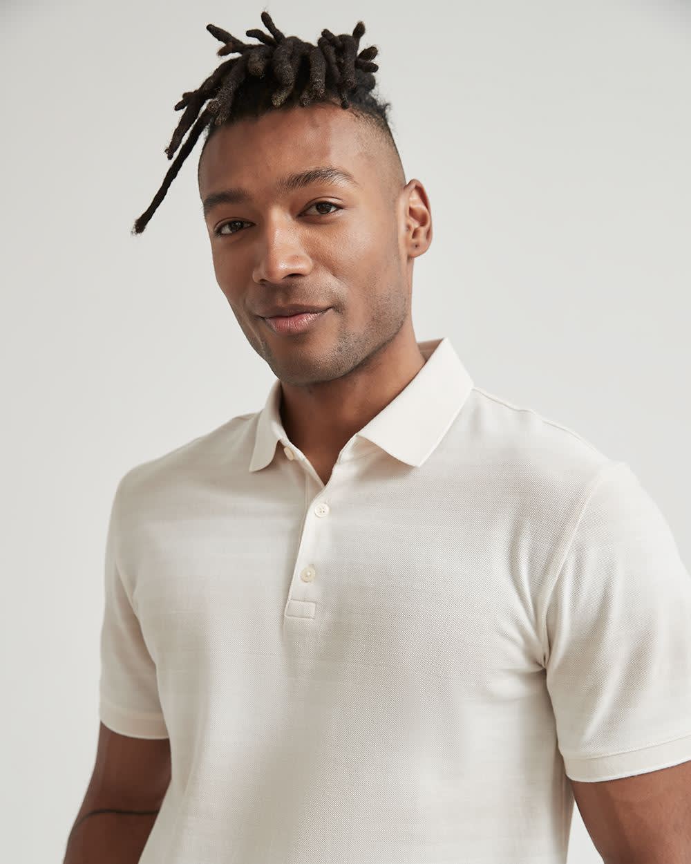 ShortSleeve Polo with Discrete Stripes RW&CO.