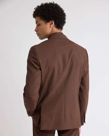 Slim-Fit Wool Suit Blazer