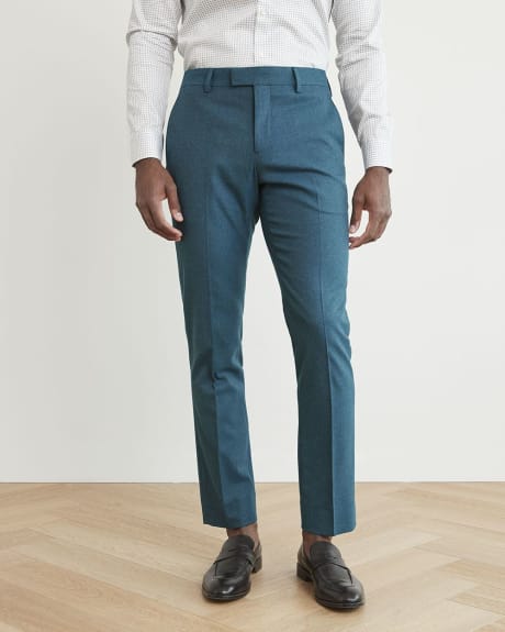 Wehilion Men's Premium Slim Fit Dress Suit Pants Slacks Tight Suit Elastic  Formal Trousers,Royal Blue,M 