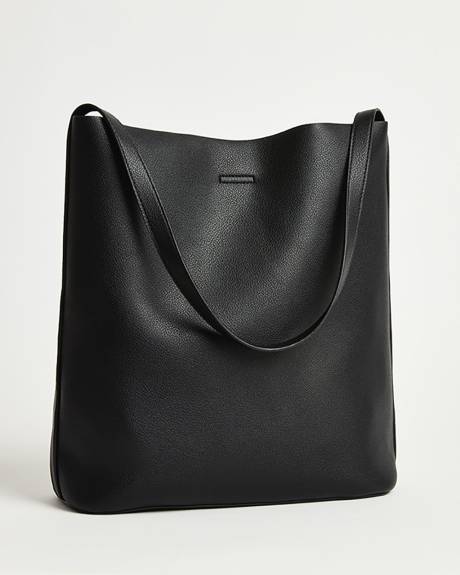 Faux Leather Tote Bag