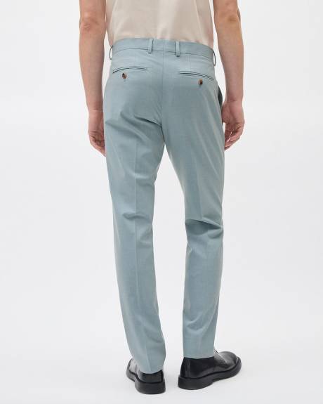 Pantalon de Complet Bleu &agrave; Coupe Ajust&eacute;e
