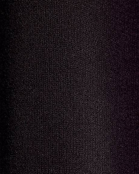 Robe Midi Sans Manches et Col Rond avec Découpes au Dos