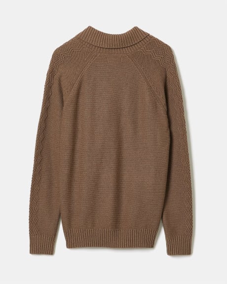 Essential Shawl Collar Pullover Sweater