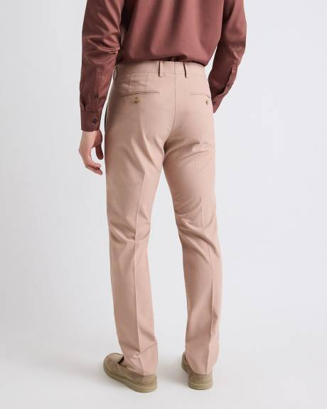 Pantalon de Complet Rose P&acirc;le &agrave; Coupe &Eacute;troite