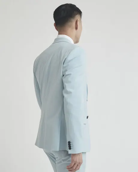 Slim Fit Stretch Light Blue Suit Blazer