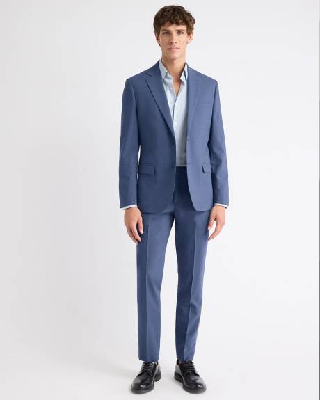 Slim-Fit Blue Wool-Blend Suit Blazer