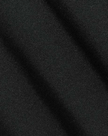 Long-Sleeve Piqu&eacute; Cotton Shirt