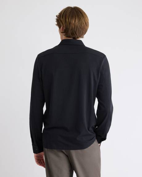 Polo à Manches Longues en Coton Supima (R)