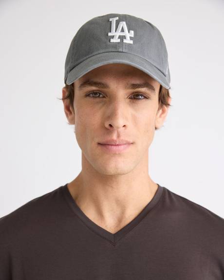 Grey Classic '47 Clean Up Cap - LA Dodgers