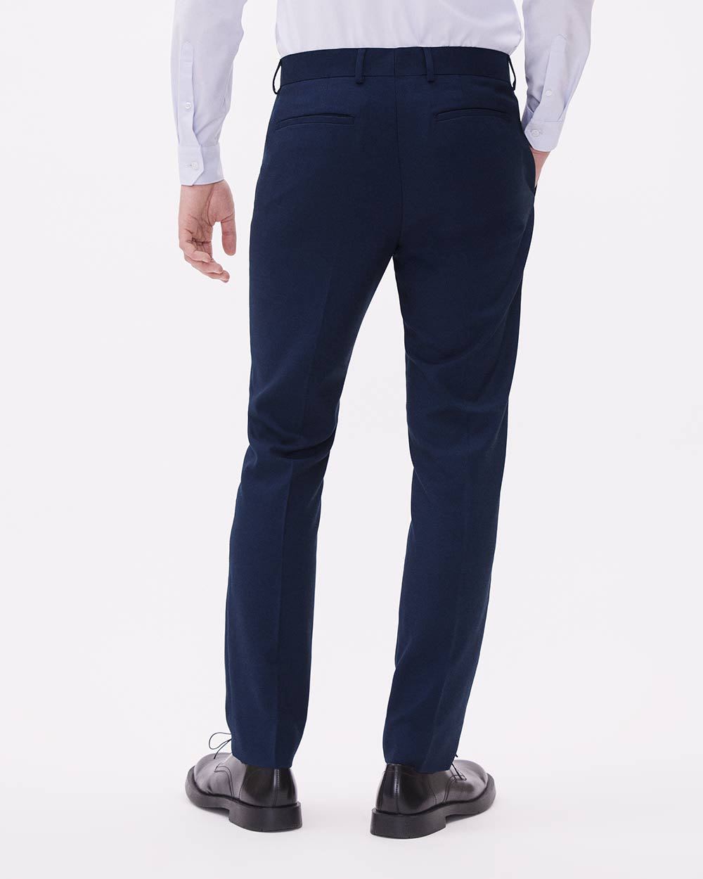 Essential Slim Fit navy suit pant | RW&CO.