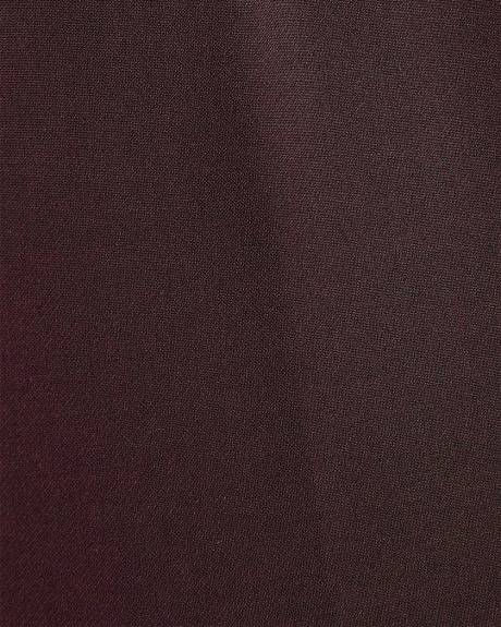 Pantalon Long à Jambe Étroite et Taille Haute