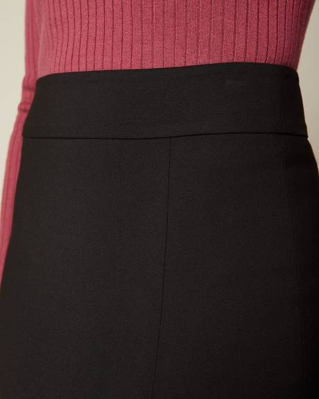 Modern Chic High-Waist Pencil Skirt with Slit