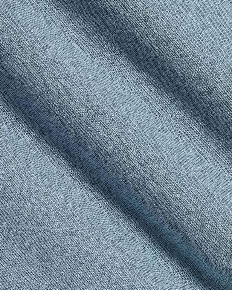 Chemise à Manches Longues en Mélange de Lin