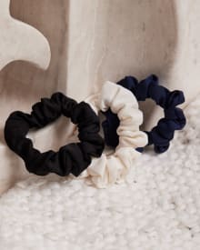 Solid Scrunchies - Set of 3