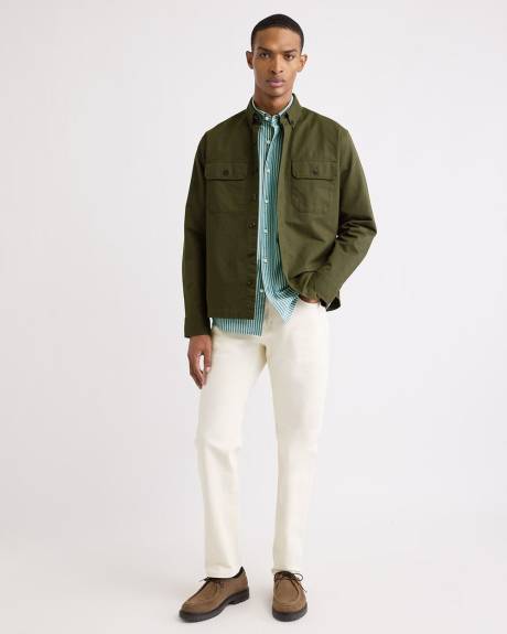 Chemise Ray&eacute;e &agrave; Manches Longues