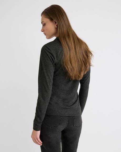 Polo Ajusté à Manches Longues