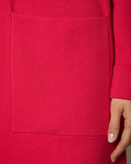 Open-front sweater coat