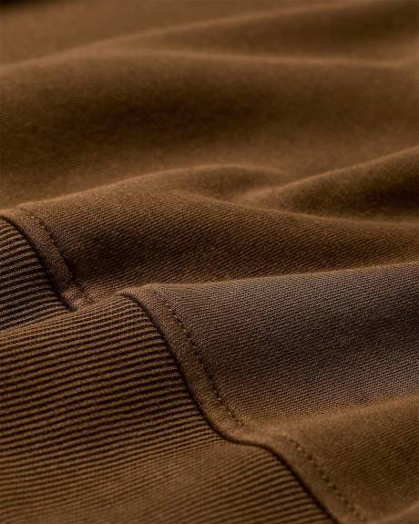 Fleece Long-Sleeve Polo
