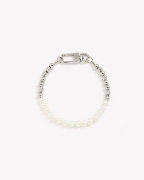 Beaded Bracelet with Pearls