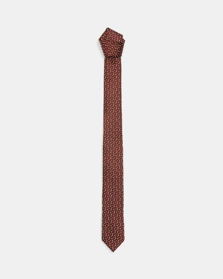 Skinny Micro Rosewood Tie