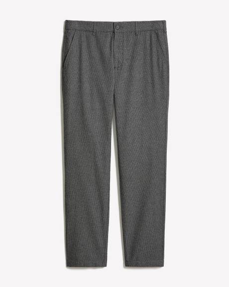 Pantalon Chino Brossé à Coupe Étroite