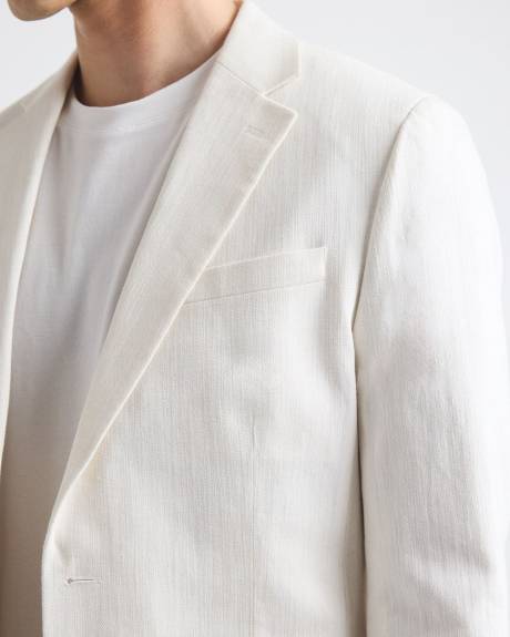 Linen-Blend Blazer