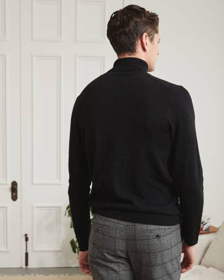 Turtleneck Knit Sweater