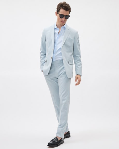 Slim-Fit Light Blue Suit Blazer