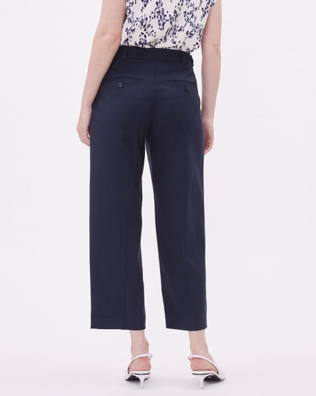 Twill Mid-Rise Tapered-Leg Pant