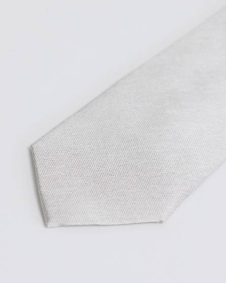 Cravate Unie au Fini Scintillant