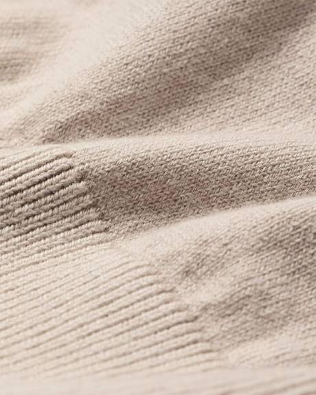 Long-Sleeve Crew-Neck Sweater